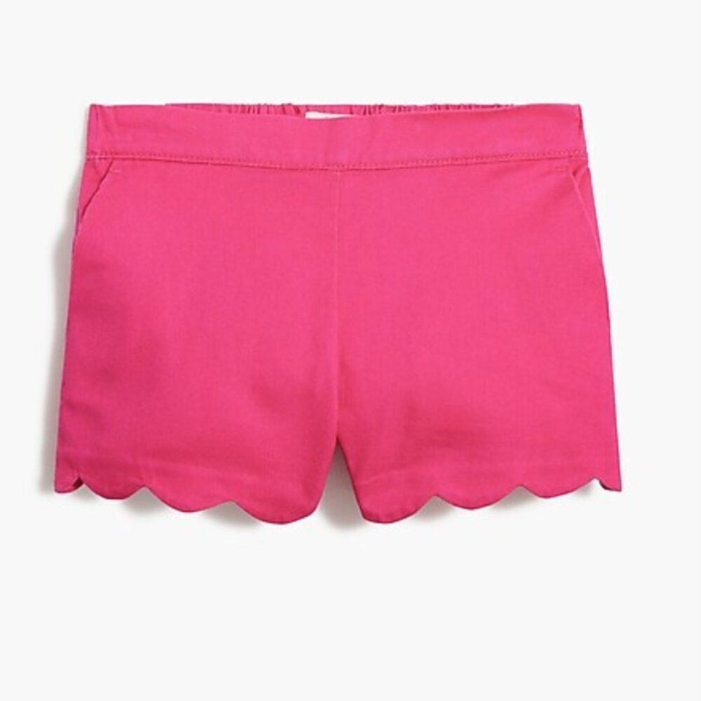 J.Crew Factory Girls’ Scallop-Hem Pull-On Shorts - Size 16 - NWT